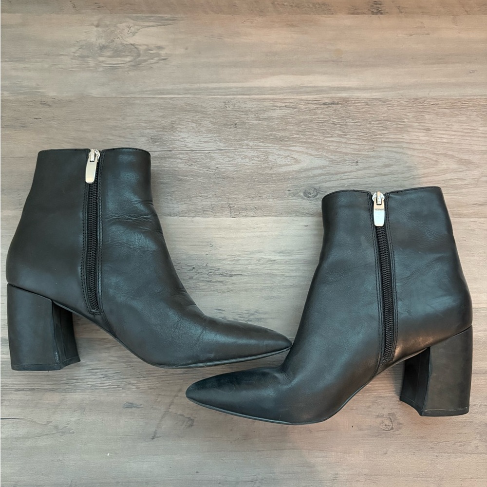 Steve Madden Black Heeled Boots